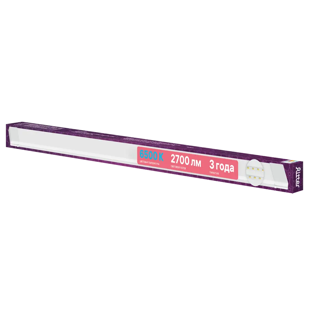 Светильник линейный светодиодный Ritter DPO03 Opal 1200 мм 36 Вт холодный белый свет 89356740 STLM-2134061  - Вид №4