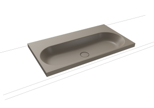 Умывальник KALDEWEI Сталь эмалированная 3056 448 теплый серый 60