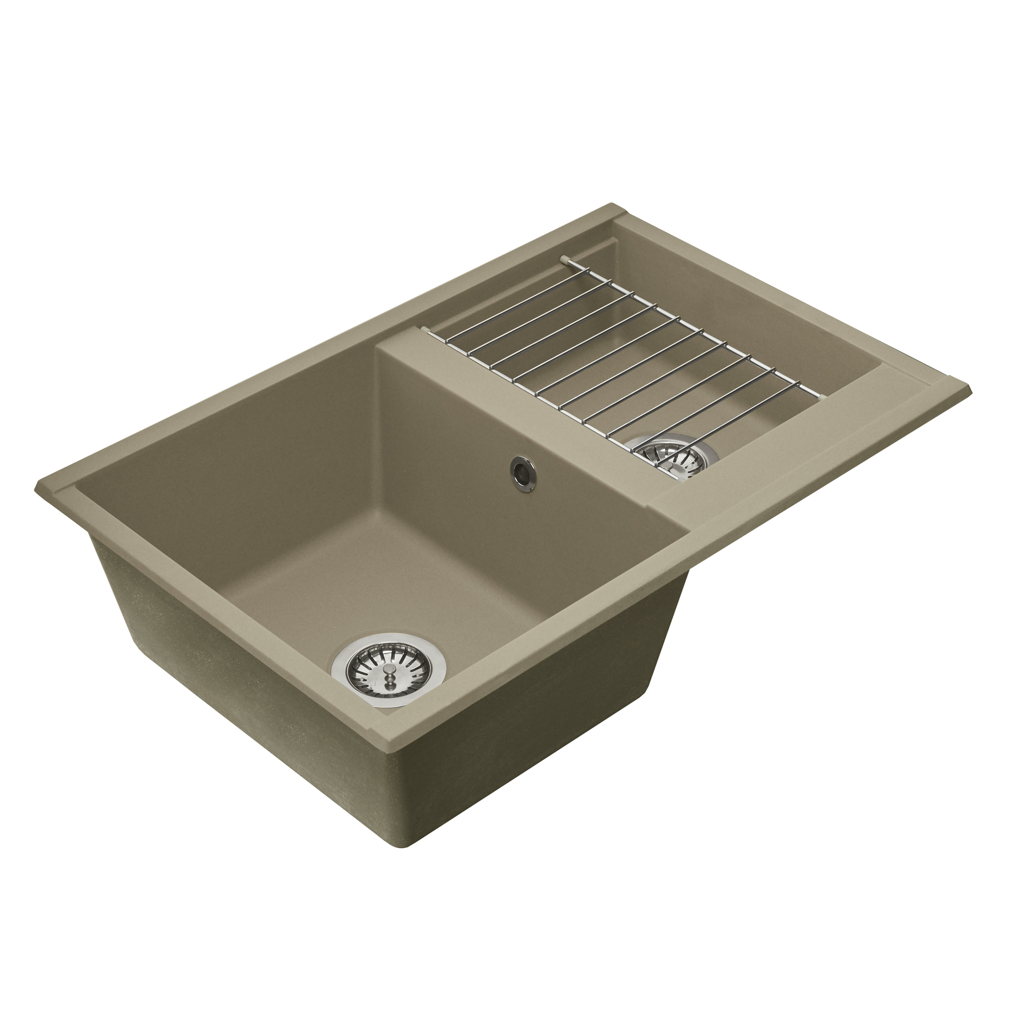 1A723132DE250 Мойка кухонная прямоугольная AQUATON ДЕЛИЯ - Вид №3