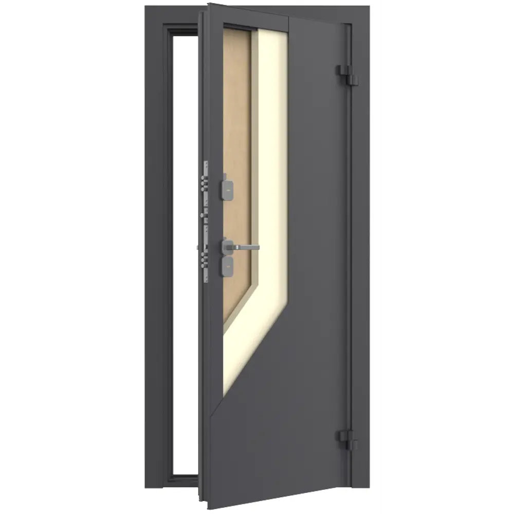 Дверь входная металлическая Термо 88x205 см правая дуб белый DOORHAN STLM-2127653 - Вид №5