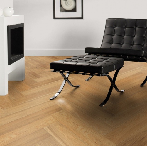 Паркет Ёлка Solidfloor New classic Винзор 1126204 Дуб Натур (Гладкая) 610х122 мм 1500200200 - Вид №2