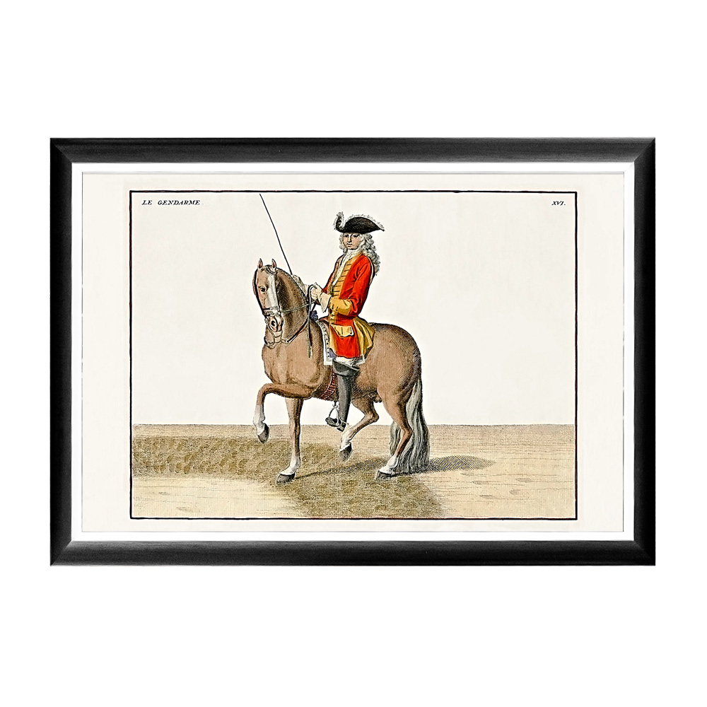 732022558_1818 Арт-постер «Верховая езда, Урок № 4» Object Desire 