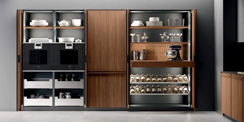 Composit Линейная деревянная кухня Pepper sun-id-1384503 - Вид №3