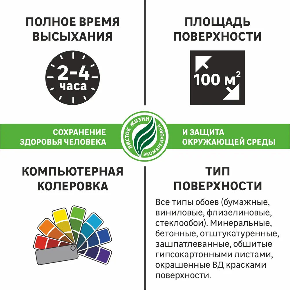 Краска для обоев Luxens, база А, 10 л 82001130 STLM-2158559  - Вид №2