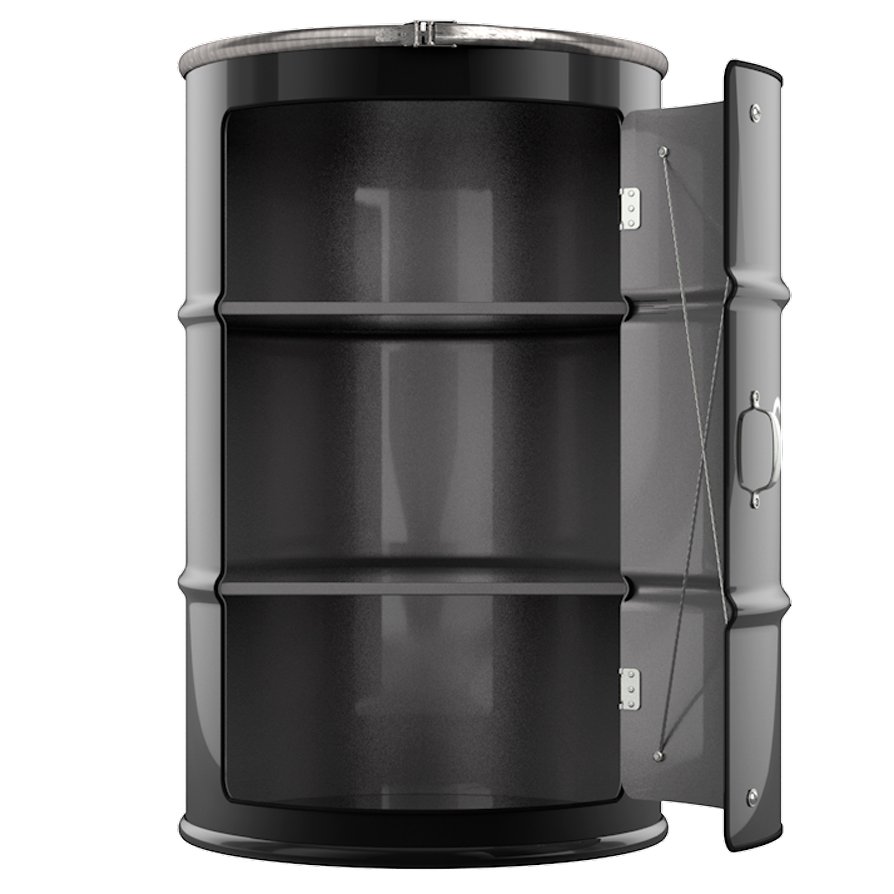 Декоративная бочка-шкаф Chanel №5 black L STARBARREL  045299 Черный  - Вид №1