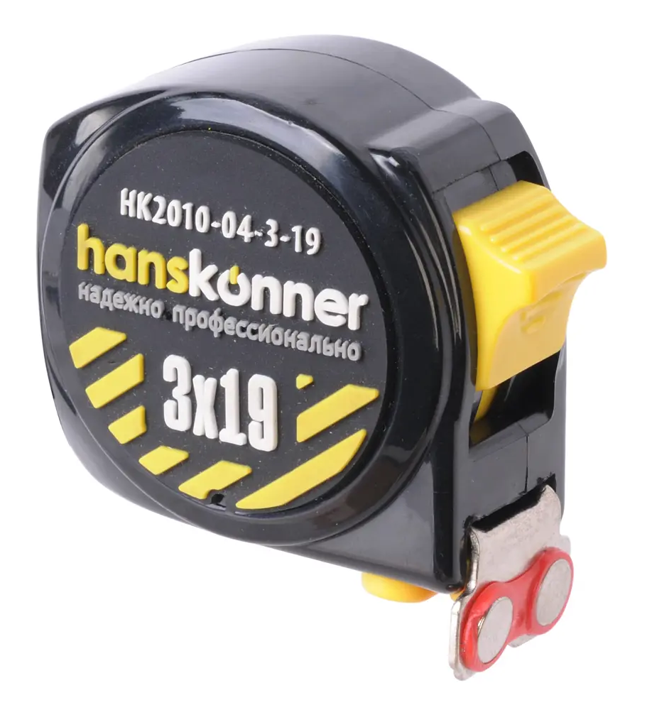 93902038 Рулетка Hanskonner HK2010-04-3-19 3 м x 19 мм, магнитный наконечник STLM-0605046