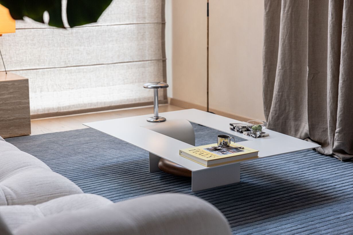 Низкий журнальный столик из листового металла Metallbude CUT ARCH-00111188 - Вид №38