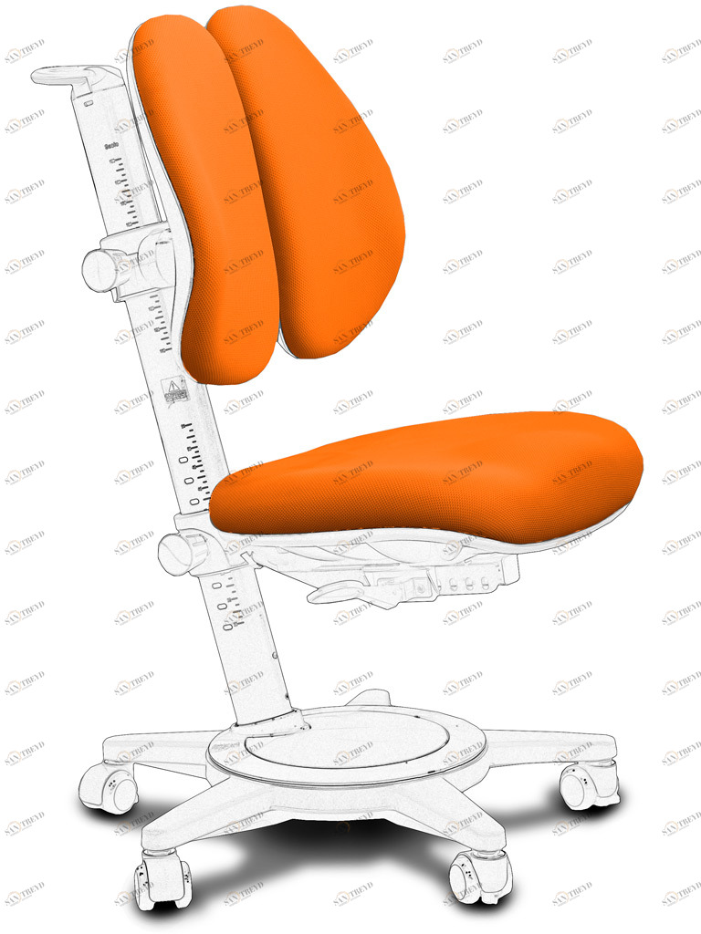 Чехол KS для кресла Cambridg Duo/Stanford Duo оранжевый однотонный MEALUX  261336 Оранжевый Santreyd 