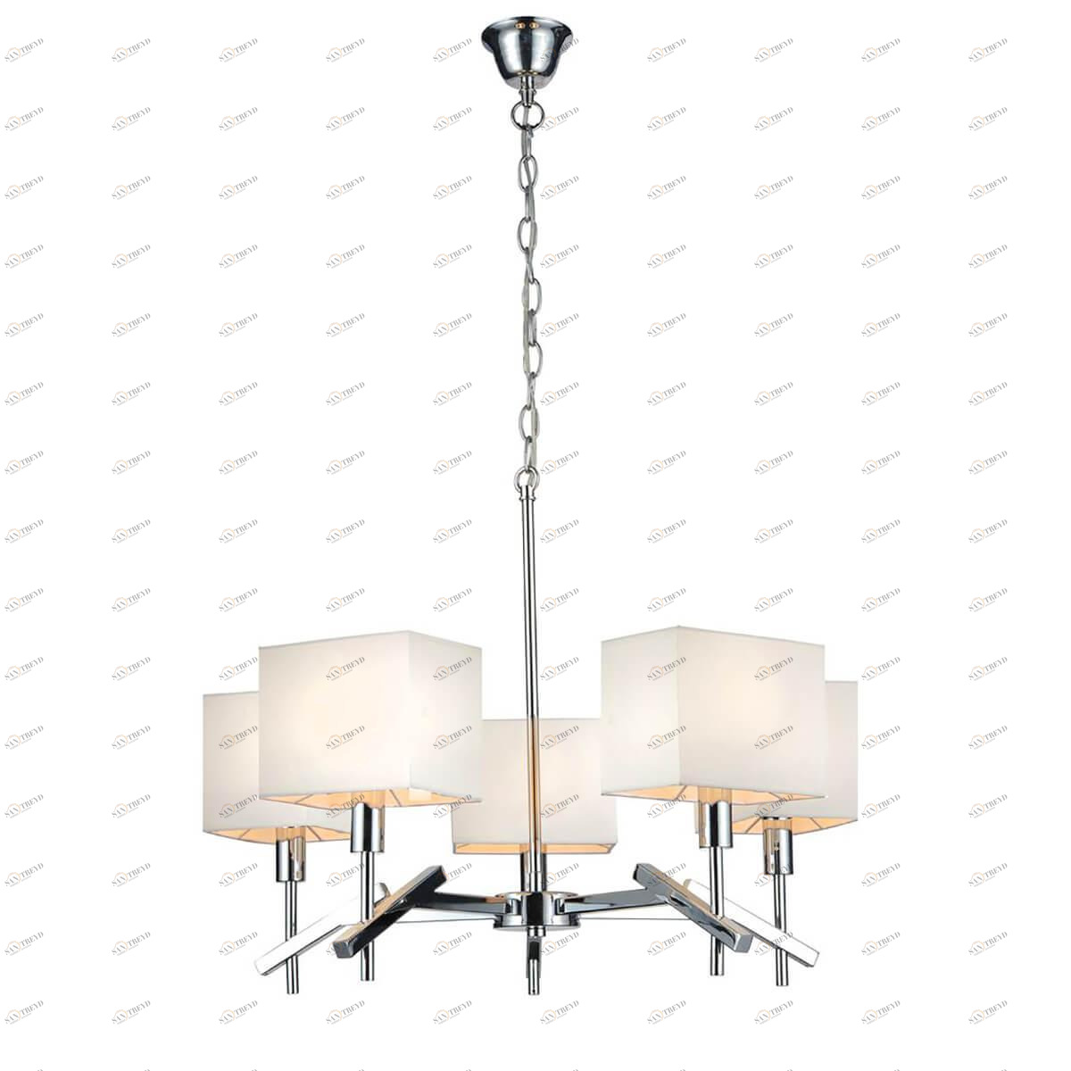 Подвесная люстра Omnilux OML-61803-05 OMNILUX ДИЗАЙНЕРСКИЕ 185648 Белый 