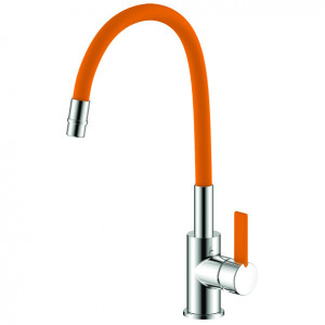 35-10L KLIO orange  Смеситель для кухни оранжевый ARGO kran