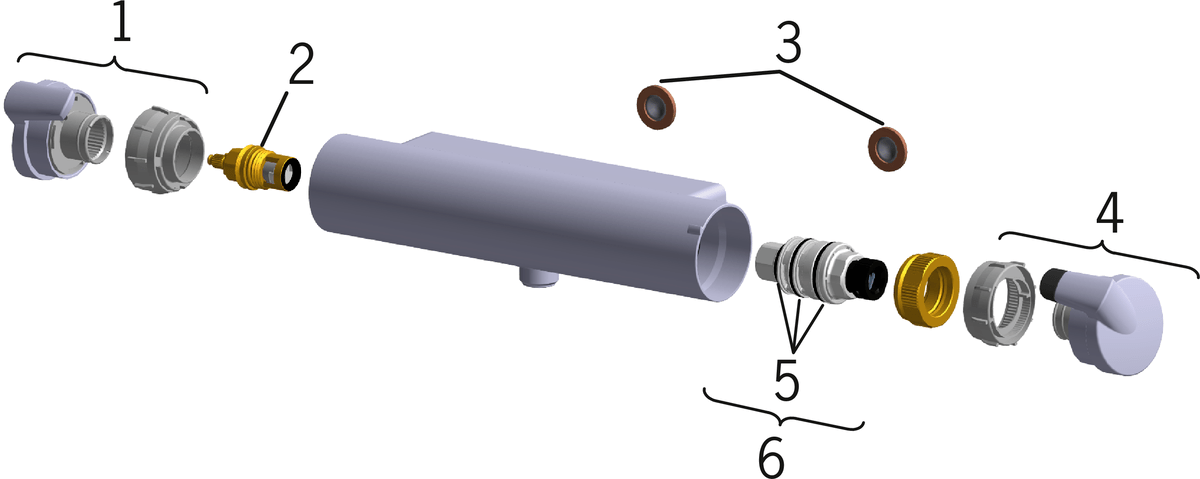 Oras 7161 Смеситель для душа 7161 Optima Хром  - Вид №6