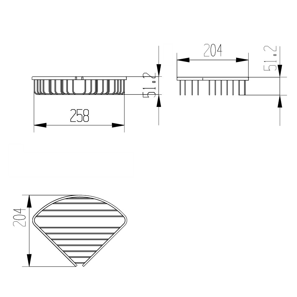 Полка Raiber RBK3509, угловая RBK3509 Santreyd  - Вид №3