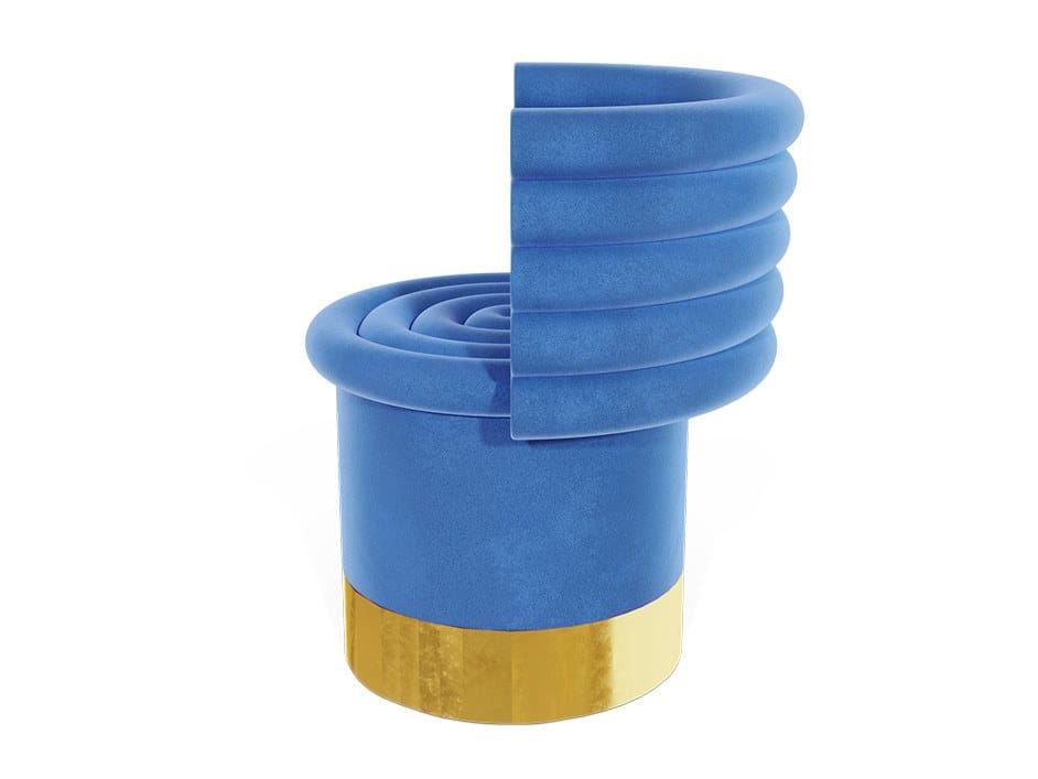 Мягкий стул для ресторана Essential Home Hollywood Glamour ARCH-00148714 - Вид №6