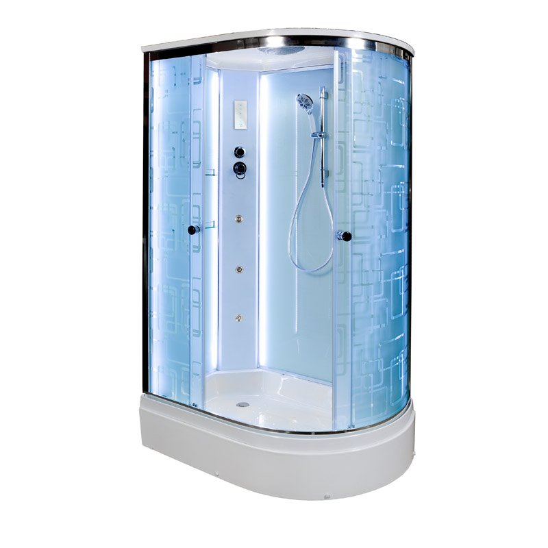 L 920 L N без крыши Душевая кабина DETO Серия L ЕМ2712 L LED с гм.