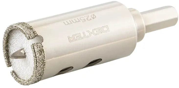 88693505 Коронка алмазная по керамике Dexter SM24P01DHS043-1RU 25 мм STLM-0841780