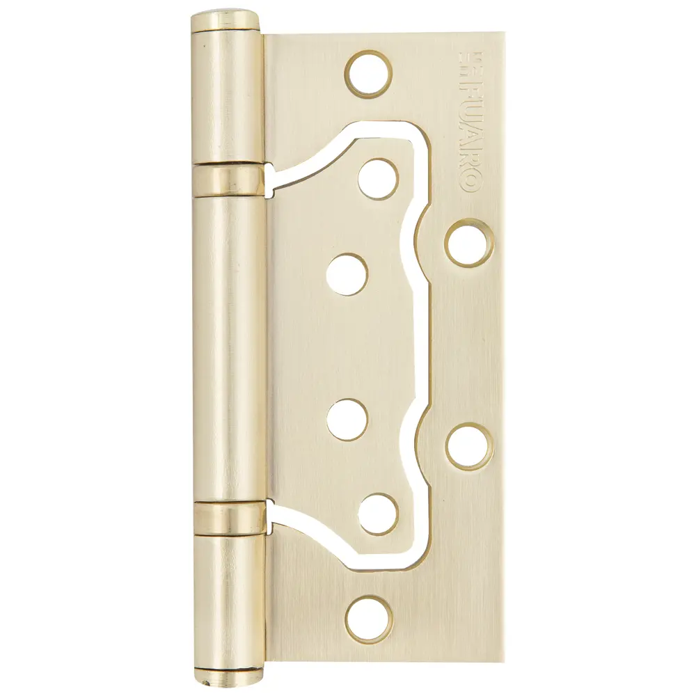 13965063 Петля без врезки Fuaro 500-2ВВ 100x75x2.5 мм сталь цвет матовое золото STLM-0004057 