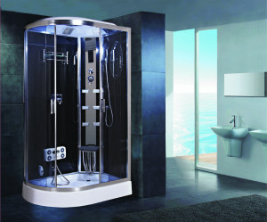 Душевая кабина NG-904-01R (1310х800х2200) низкий поддон(16см)  стекло ТОНИРОВАННОЕ