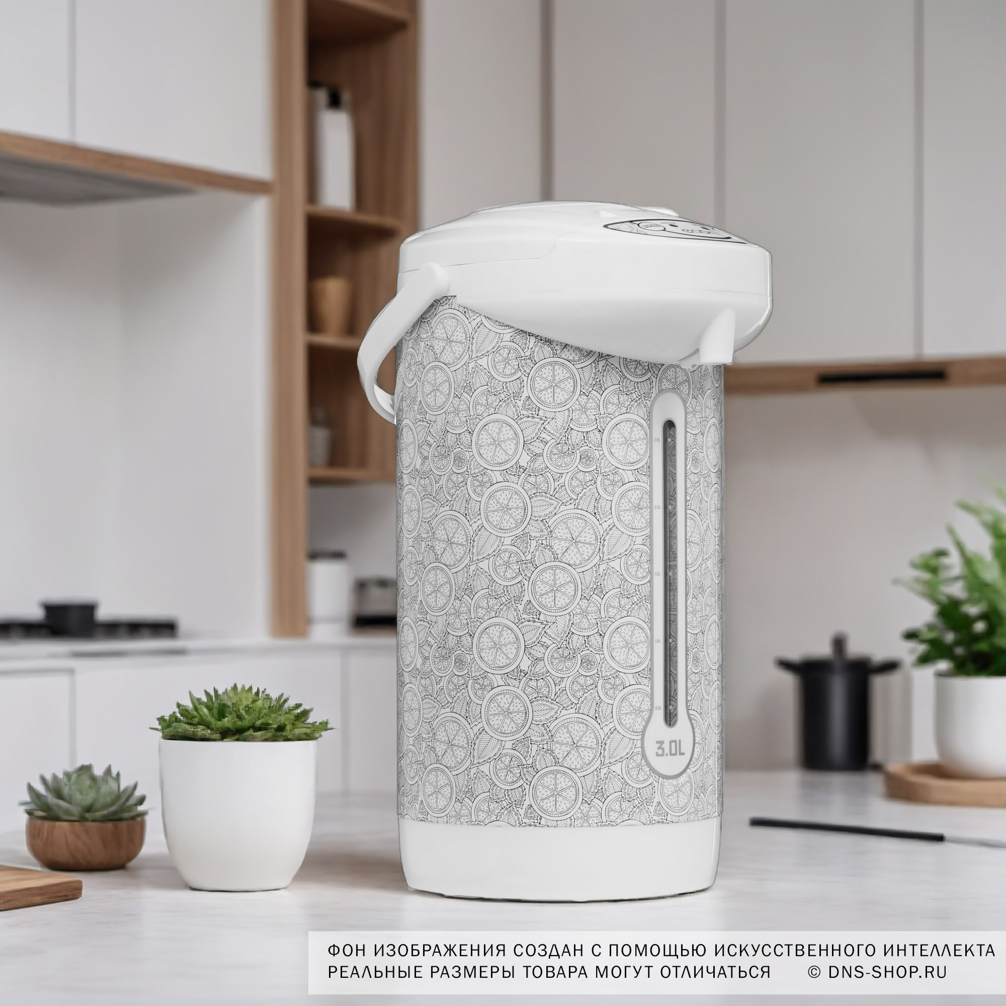 8158721 Термопот ECON ECO-301TP белый STDN-0046671 - Вид №8