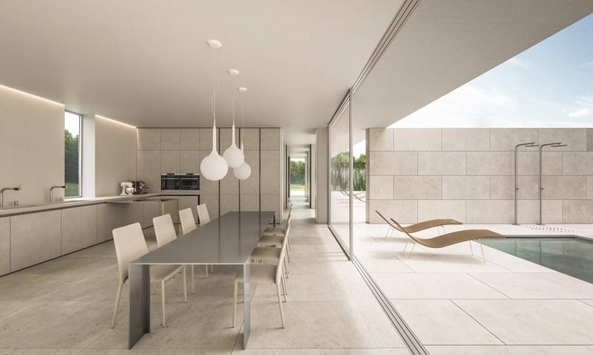 Elmar Линейная кухня со встроенными ручками Easy sun-id-1451502 - Вид №1