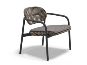 Синтетическое волокно сад стул с подлокотниками