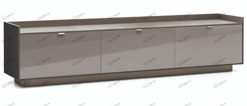 Minotti Буфет из лакированного дерева с ящиками Darren sun-id-1513646