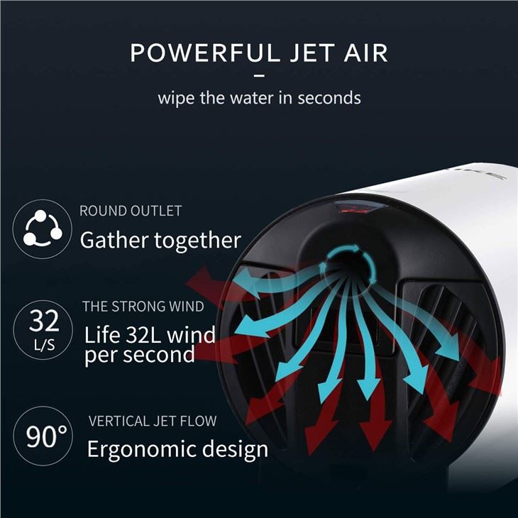 Сушилка для рук из нержавеющей стали AIKE AK2805_481  - Вид №2