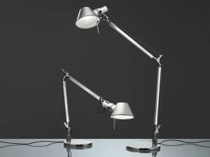 Artemide Настольная лампа из алюминия с гибким кронштейном Tolomeo A005500