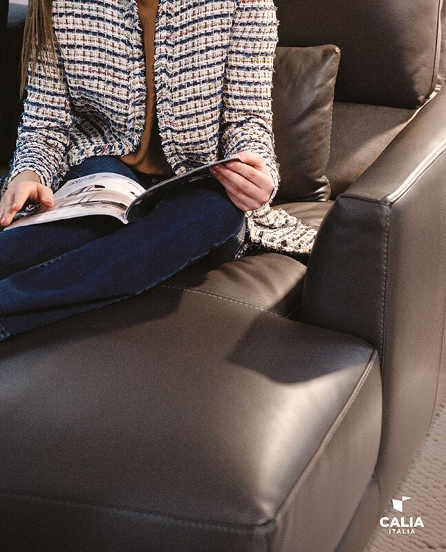 Кожаный угловой диван Calia Italia Superior ARCH-00093452 - Вид №3