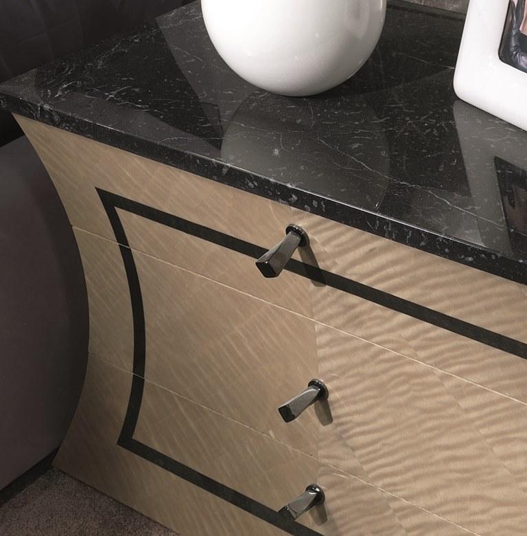 Carpanelli Прямоугольная тумбочка из дерева с ящиками Optical skin Cd30 - Вид №1