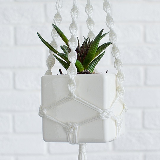 STM-3-02 Подвесное кашпо куб Экочеловеки 