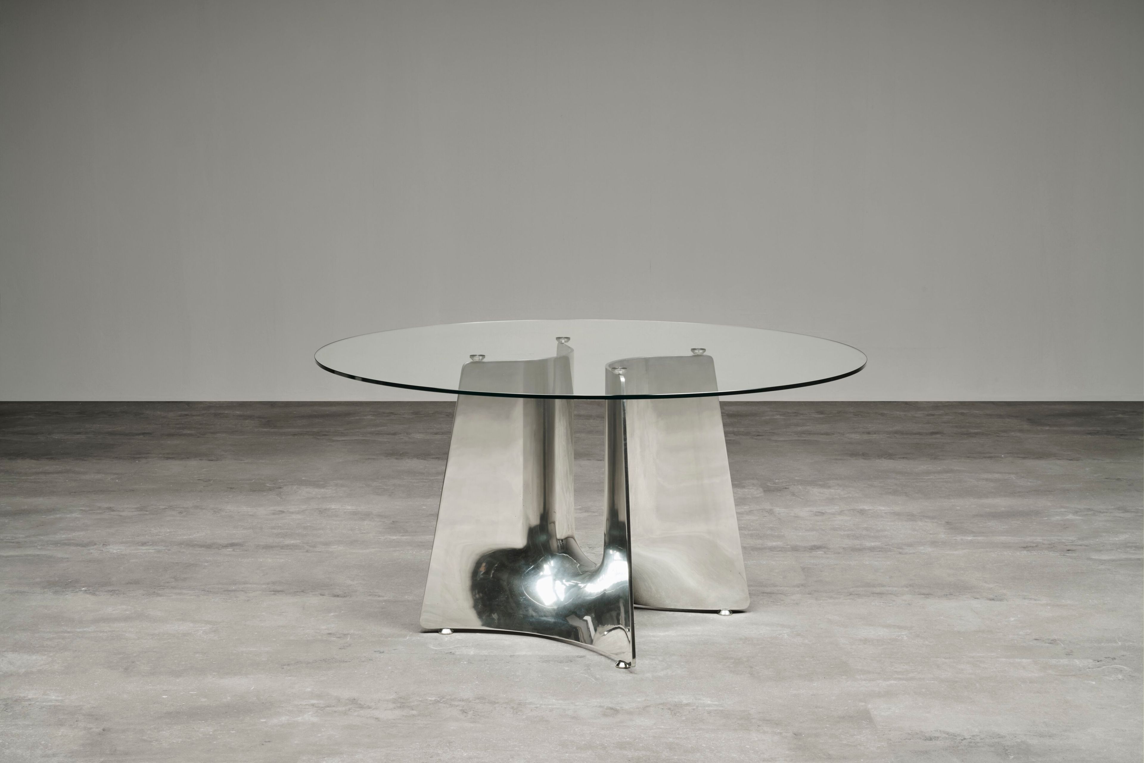 Овальный стол из алюминия и стекла BALERI ITALIA Bentz ARCH-00022953 - Вид №1