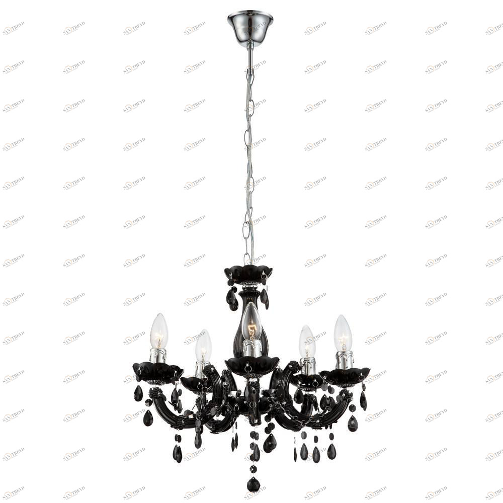 Подвесная люстра Globo Cuimbra II 63110-5 GLOBO CUIMBRA II 107992 Черный Ceramica Globo 