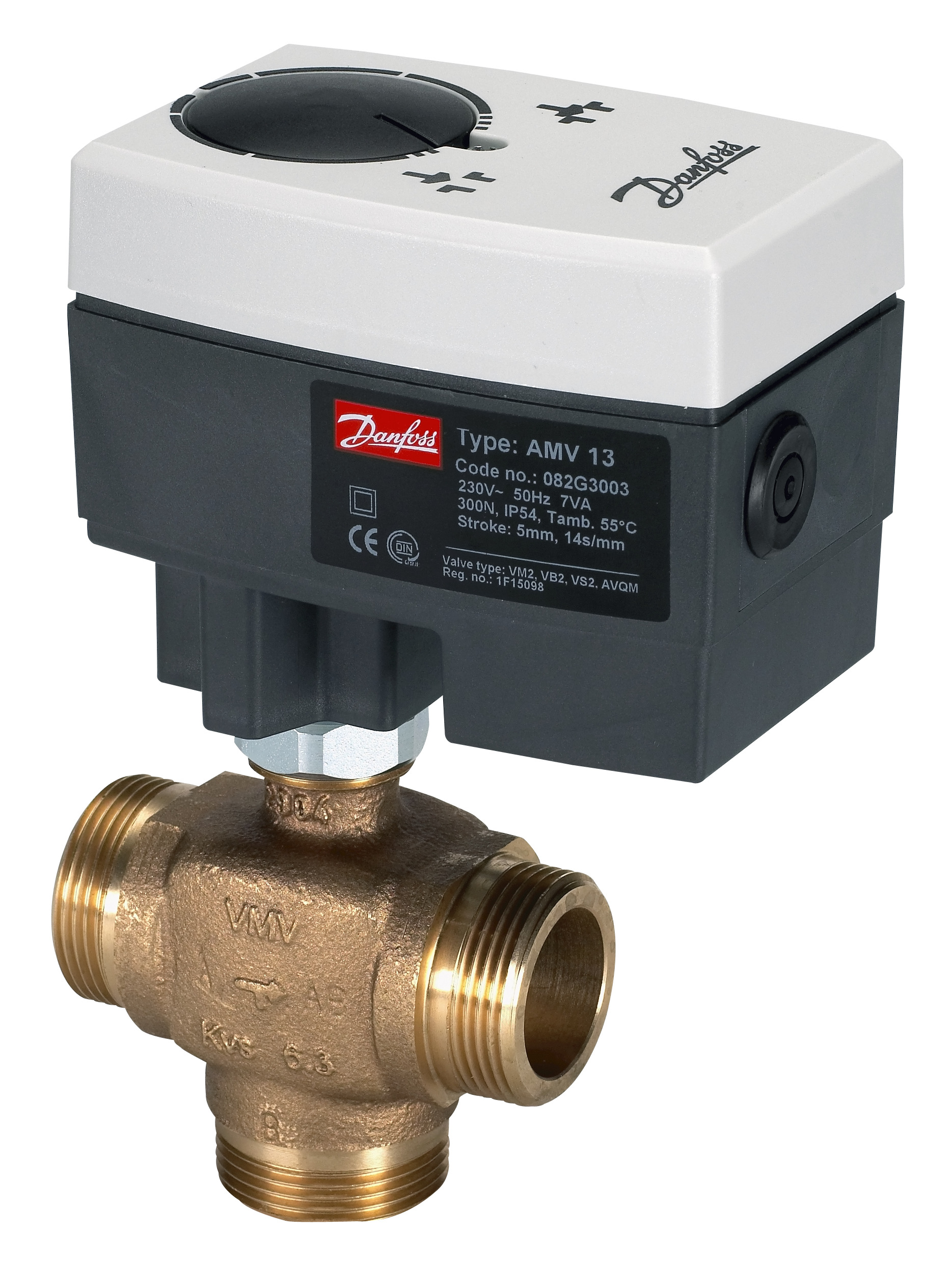 Danfoss Редукторные электроприводы с трехпозиционным управлением ARV 153 230В 3с/мм 082G6011  - Вид №21