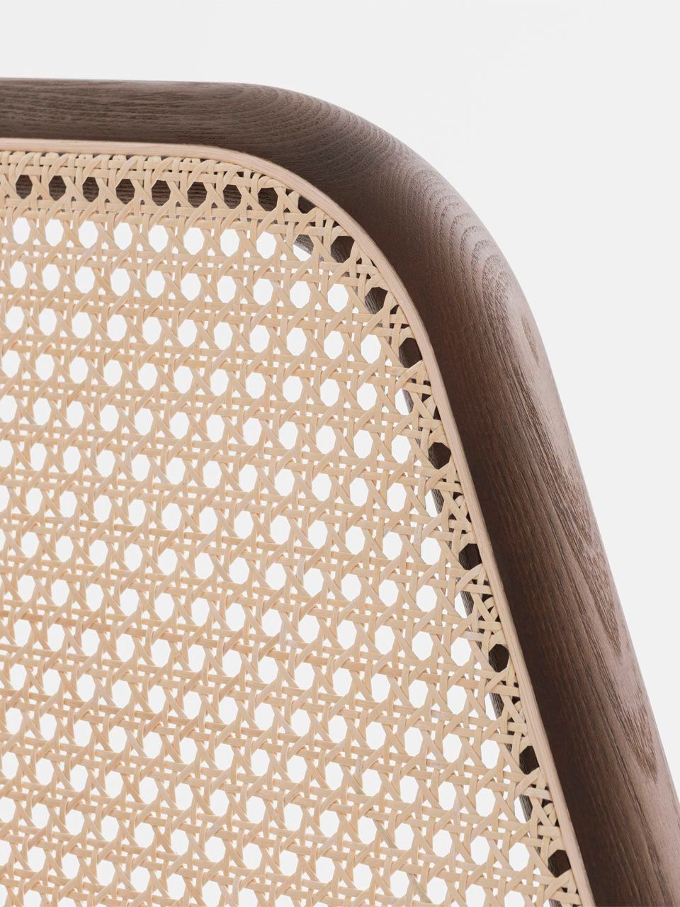 Кровать из массива дерева с изголовьем из Венской соломы Pianca TRAMA ARCH-00054304 - Вид №5