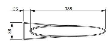 108540004 Настенный писсуар, уринал с мушкой Sanindusa  - Вид №3