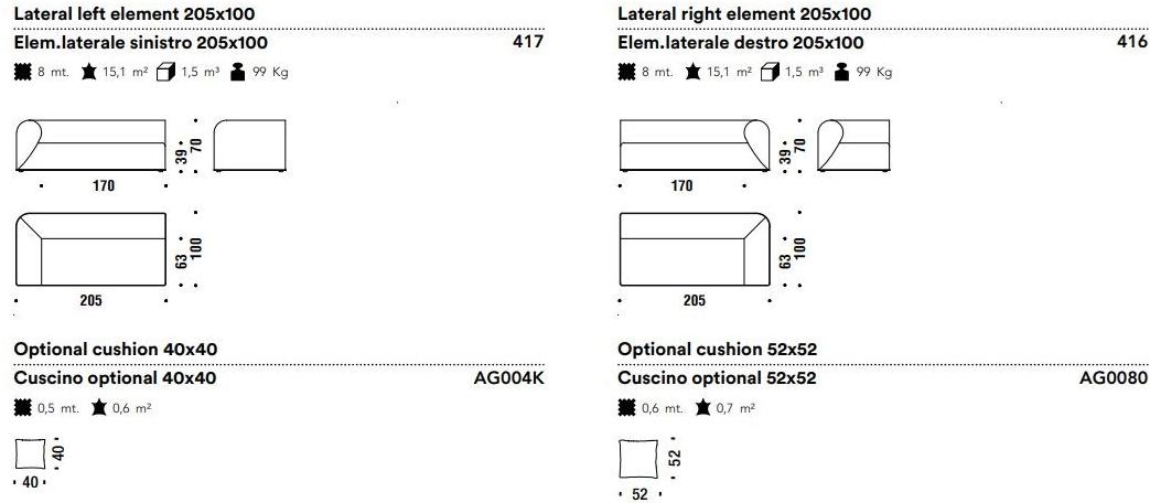 Moroso Модульный тканевый диван sun-id-1442271 - Вид №2