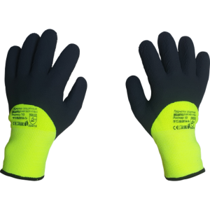 90341681 Перчатки акриловые двухслойные с латексным обливом NM1355DF-HY/BLK размер 8 / M STLM-0191922 SCAFFA