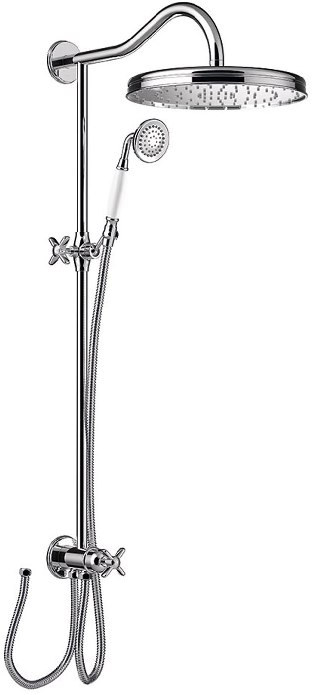 Набор душевых перекладин TRES CLASIC регулируется под любой тип крана-24247601 TRES