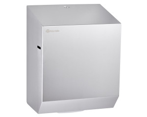 CSP303 STELLA AUTOMATIC MAXI механический диспенсер для бумажных полотенец в рулонах, полированная сталь Merida