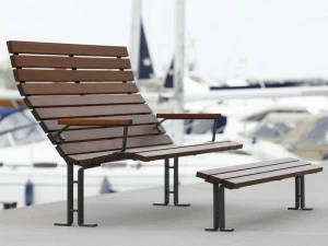 Nola Industrier Скамейка с подлокотниками Kajen