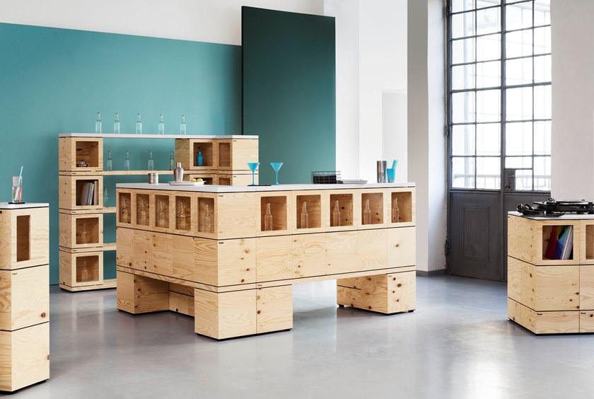 BENE Многофункциональное рабочее место из фанеры для открытого пространства Pixel sun-id-1443529 - Вид №26