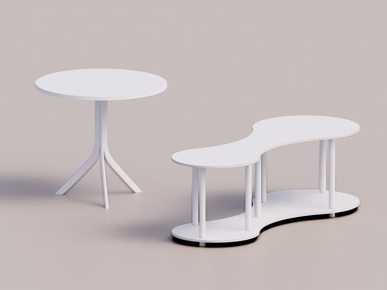 Скамья без спинки MaxForm Shape ARCH-00142053 - Вид №2