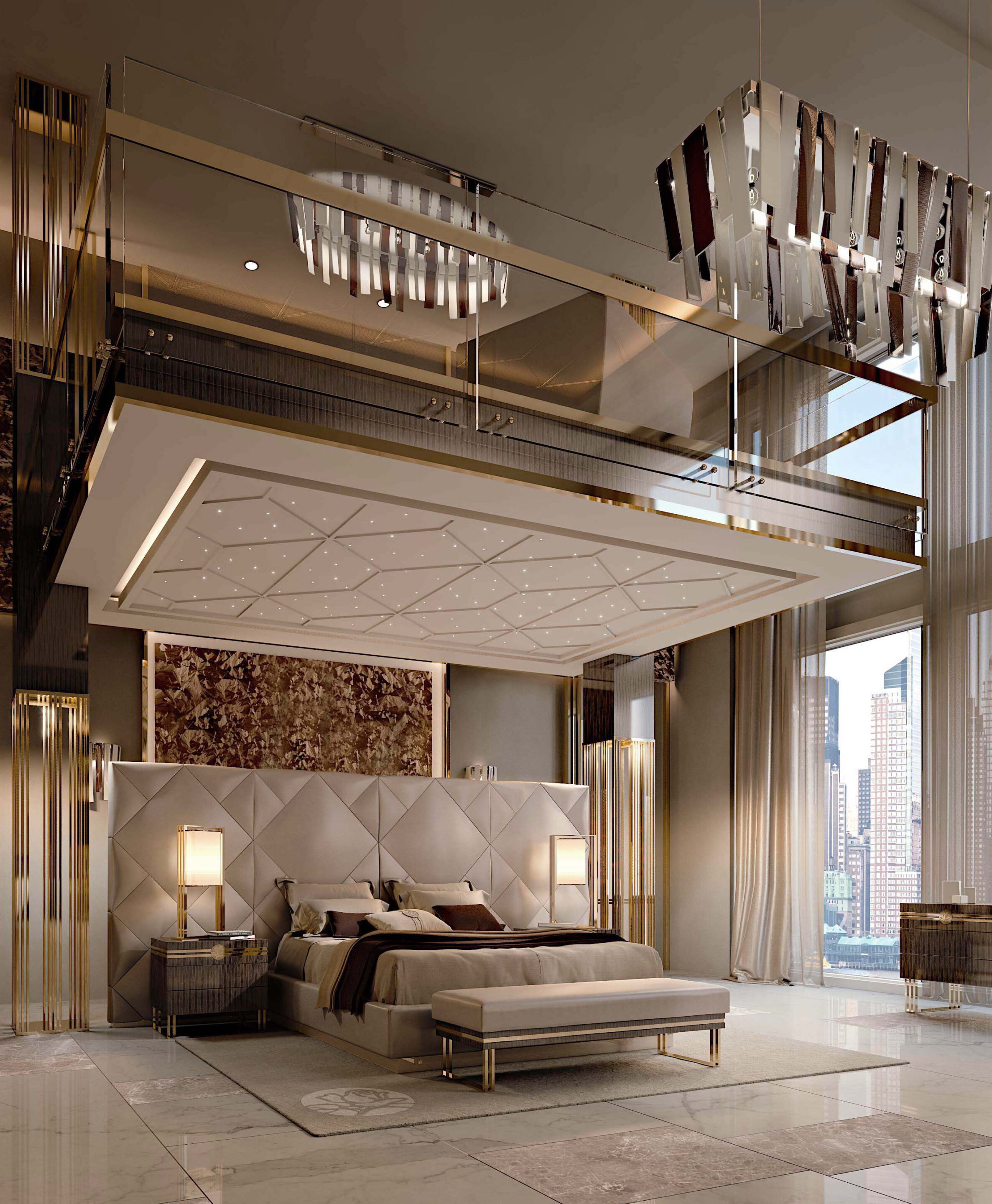 Керамический светодиодный подвесной светильник Bizzotto Italia Symphony – Infinity ARCH-00127540 - Вид №1