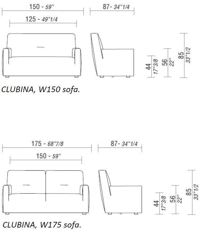 ESTEL GROUP Мягкий диван из ткани Clubina sun-id-1358765 - Вид №2