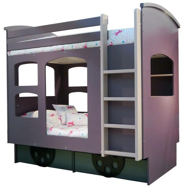 Mathy by Bols Деревянная двухъярусная кровать Lits creatifs 90f wag socle - Вид №4