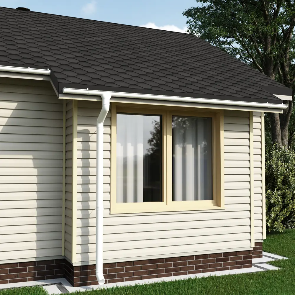 Гибкая черепица Dacha Americana серый 3 м² DÖCKE STLM-2165005 - Вид №2