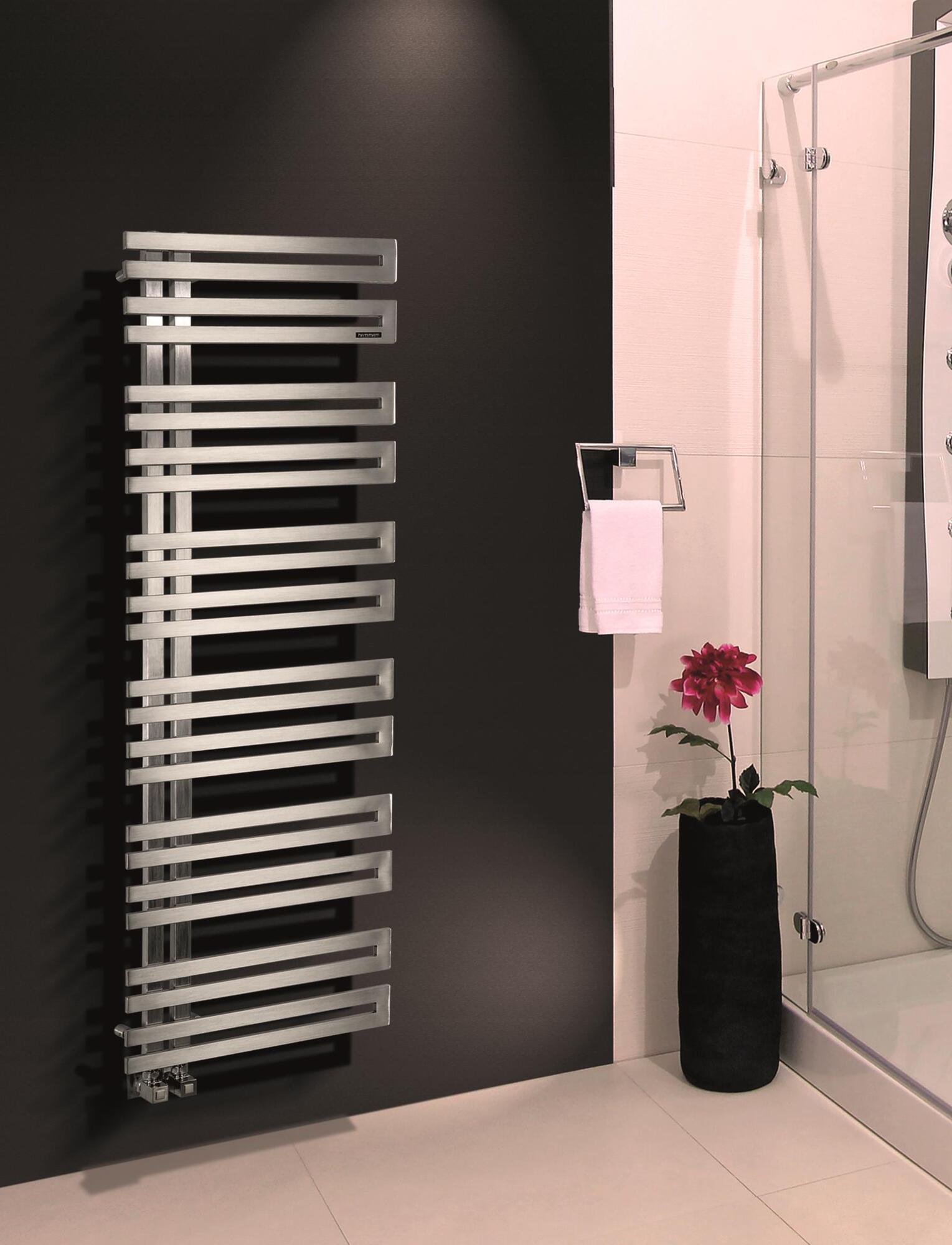 Полотенцесушитель Hammam BEGONIA Aluminium  комбинированный; электрический или водяной Алюминий  - Вид №43