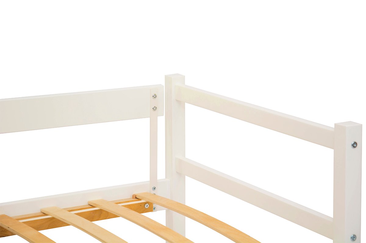 Съемный бортик для кровати Svogen белый БЕЛЬМАРКО  326926 Белый Santreyd  - Вид №1