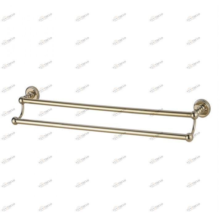 Держатель для полотенец Aquanet 4618D, золото (45 см, двухрядный) 4600