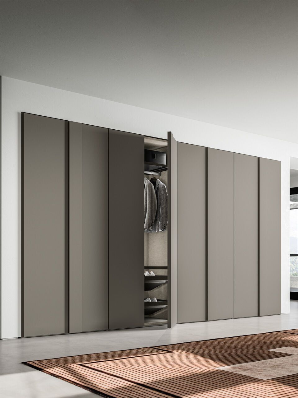 Деревянный секционный шкаф Santalucia Mobili DOUBLE BATTENTE ARCH-00077019